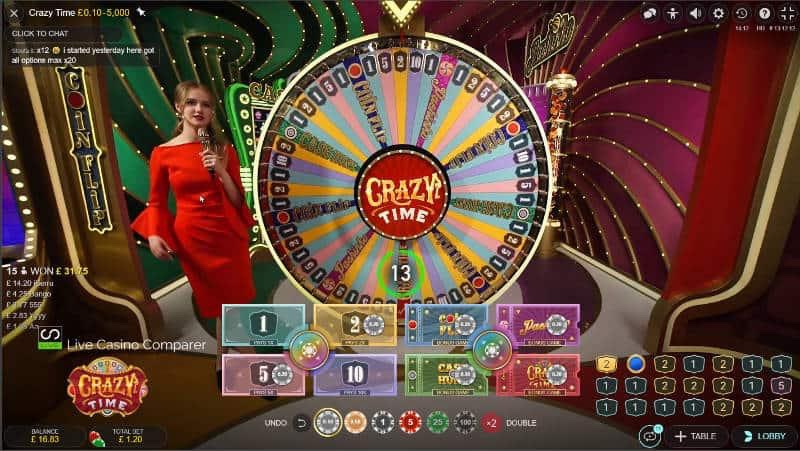Crazy Time Roulette Online